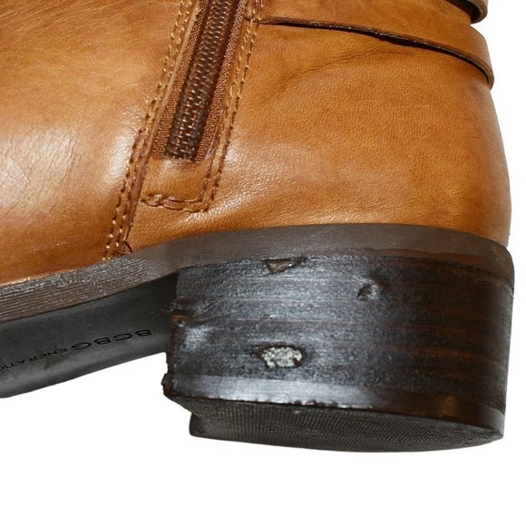 BCBGeneration  "Janiss" Tall Tan Leather Riding Boot - Picture 12 of 13